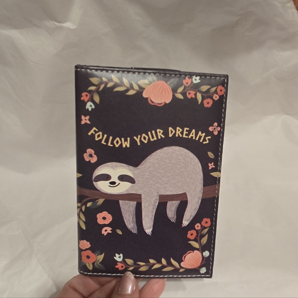 Sloth Design Passport Holder
